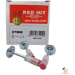 میخ چاشنی سرخود 27mm ردهیت اصل بسته 100 عددی