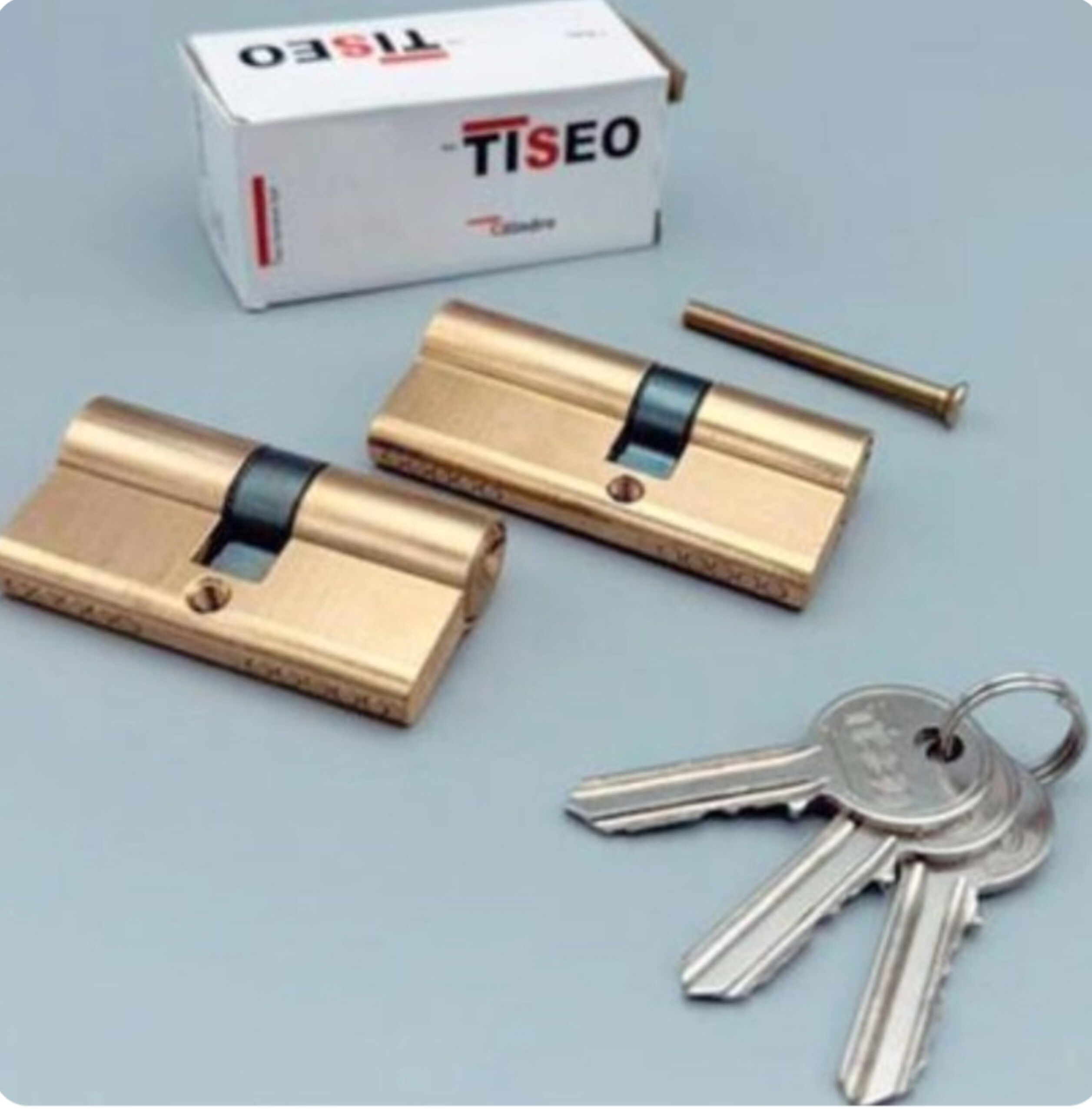 سیلندر ۷ سانتی تیزو ۳ کلید ساده برنجی