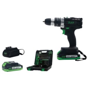 دریل شارژی چکشی 21 ولت 2 باتری پی ای پی مدل CID-2126