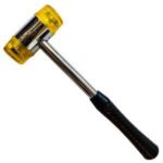چکش فیبری دسته فلزی سایز 25mm هورس
